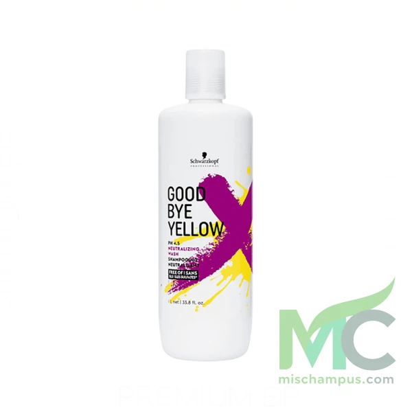 Schwarzkopf Good Bye Yellow Champú 1000 Ml