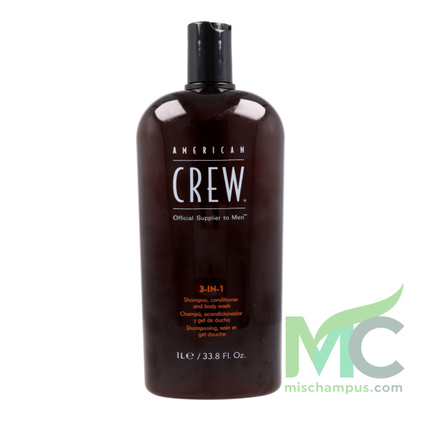 American Crew 3 In 1 Champú Acondicionador And Body Wash 1000 ml