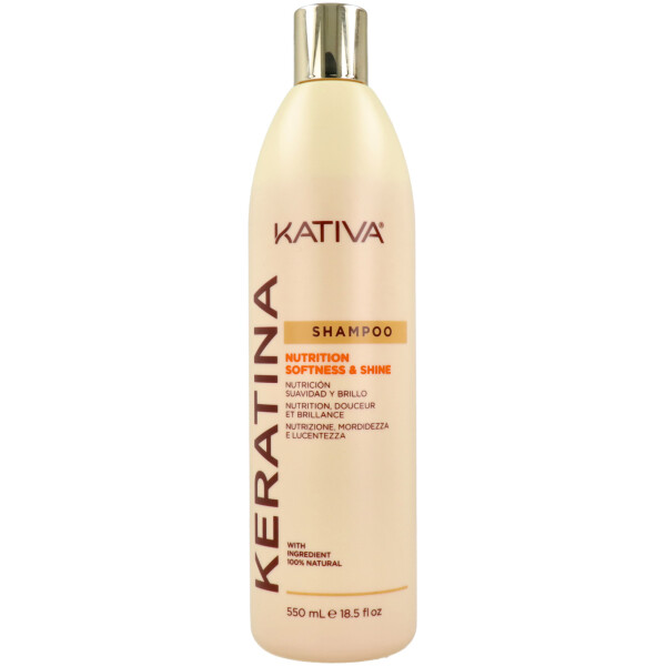 Kativa Keratina Nutrición Champú 550 ml