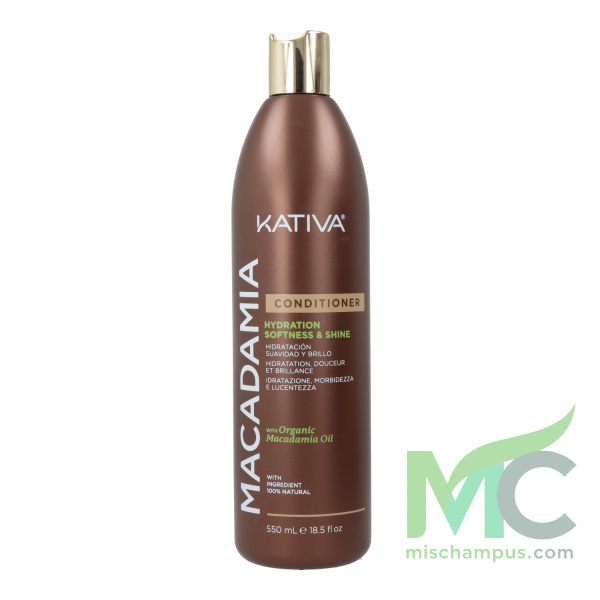 Kativa Macadamia Acondicionador Hydra Softness & Shine 550 ml