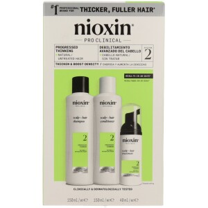 Wella Nioxin Trial Kit Scalp Shampoo + Acondicionador + Tratamiento