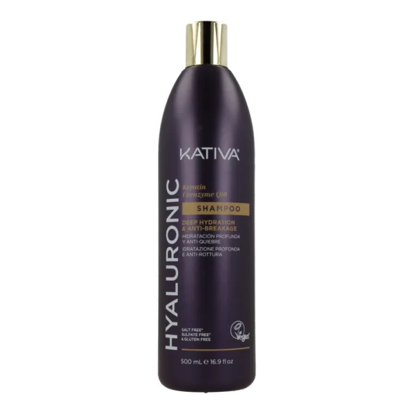 Kativa Hyaluronic Keratina Coenzima Q10 Champu 500Ml