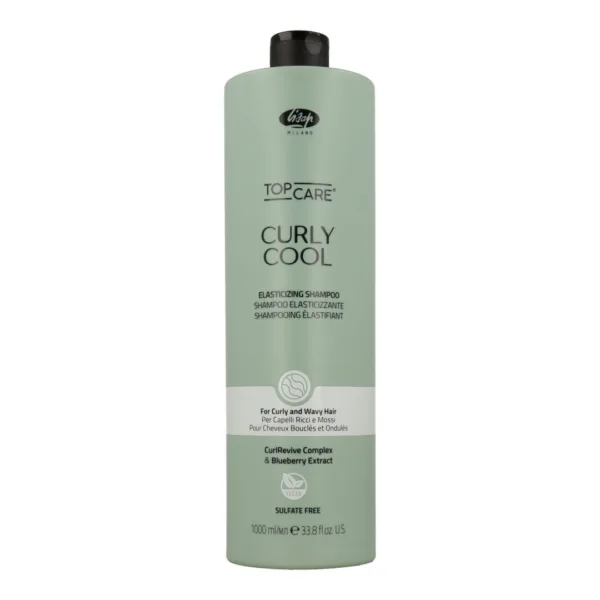 Lisap Top Care Curly Cool Elasticing Champú 1000Ml
