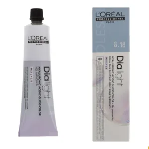 LOREAL DIA LIGHT 8.18 RUBIO CLARO CENIZA MOCA 60ML
