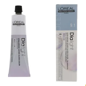 LOREAL DIA LIGHT 9.1 RUBIO MUY CLARO CENIZA 60ML
