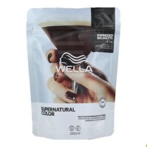 Wella Super Natural Color 4/08 Espresso Brunette 120 g